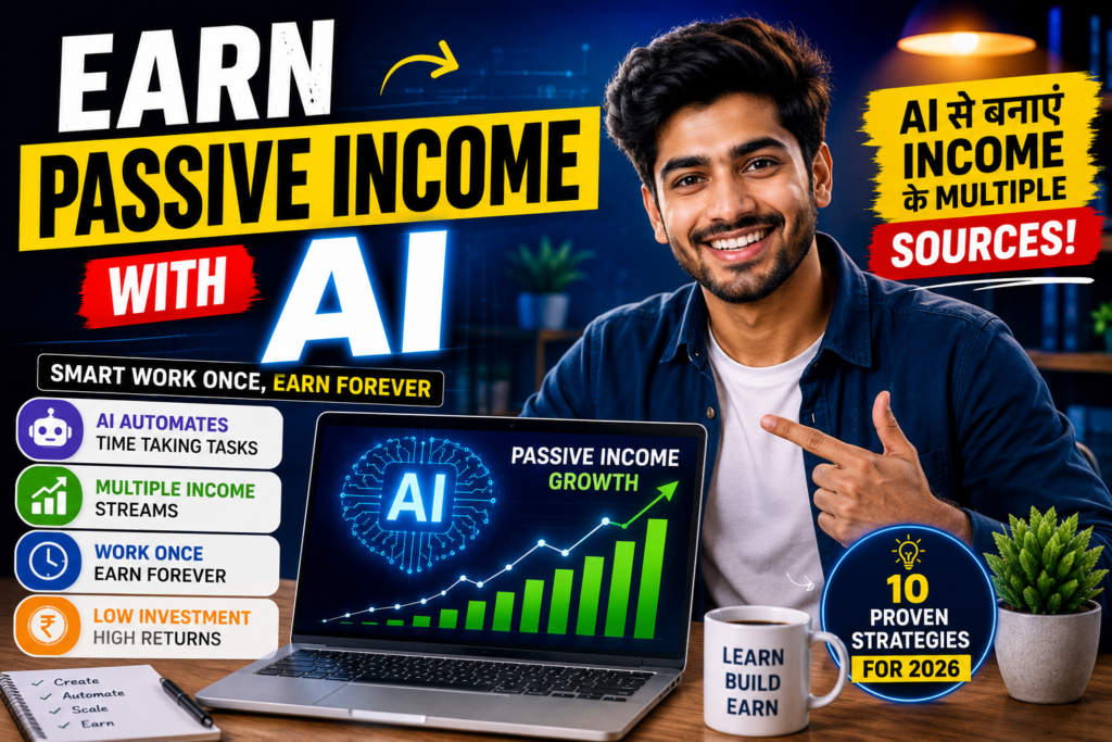 How to earn passive income with AI
