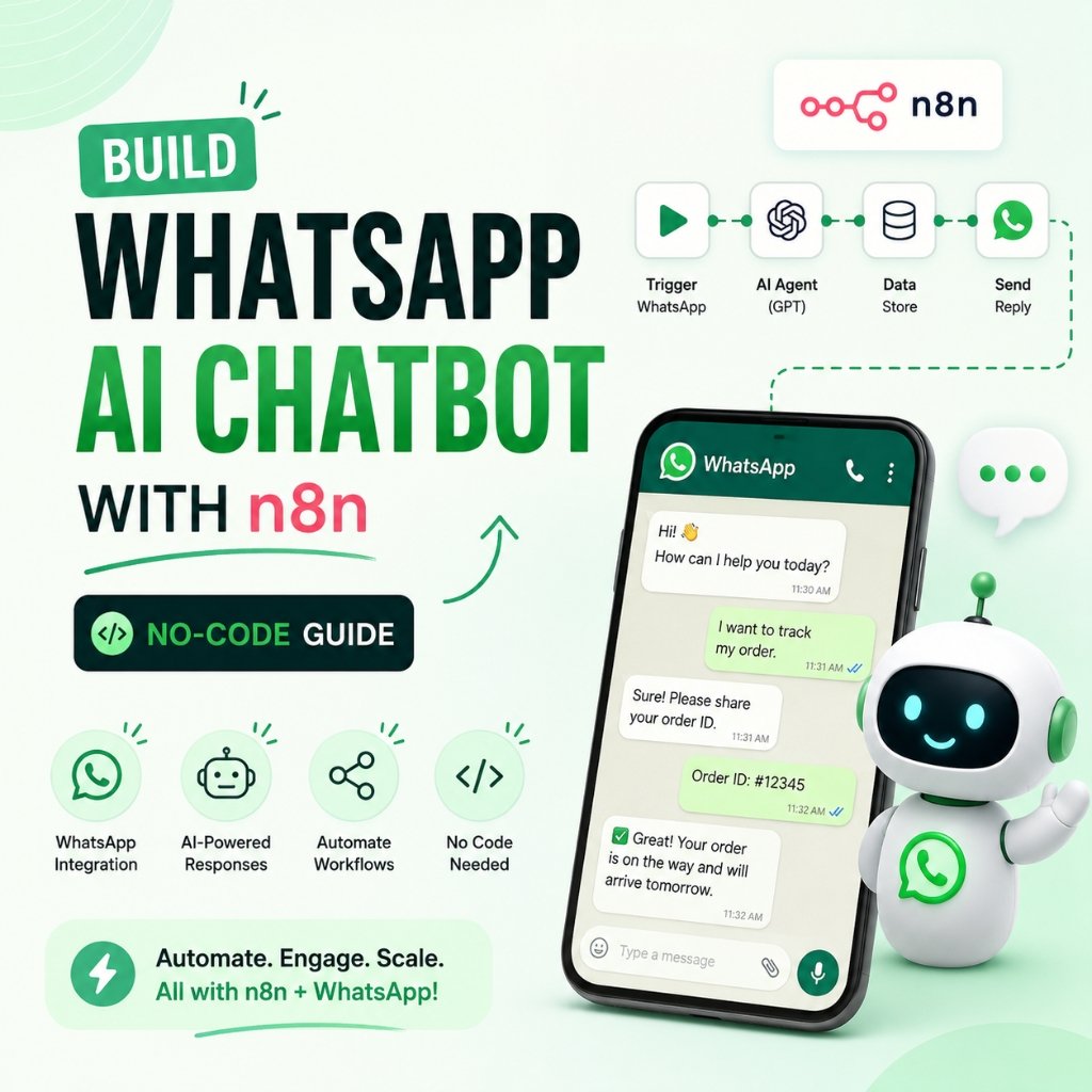 build whatsapp ai chatbot with n8n