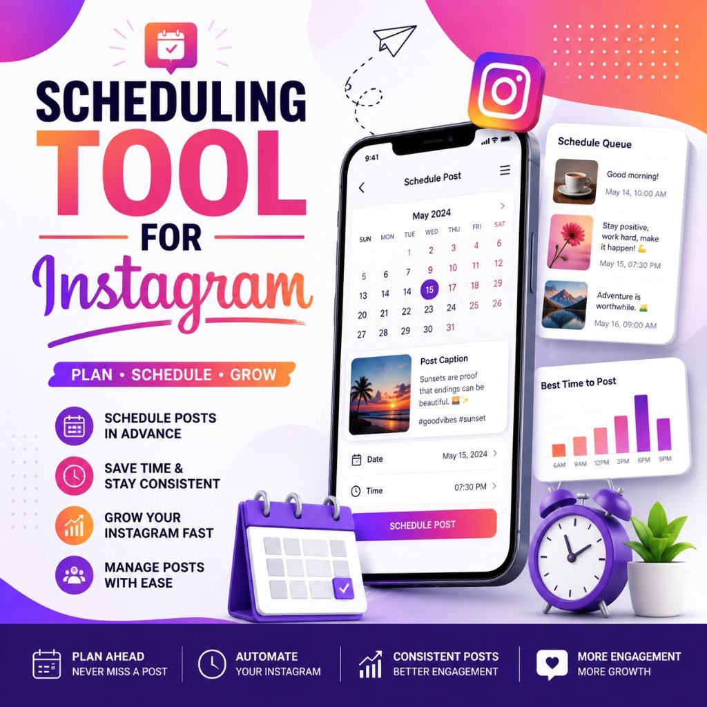 scheduling tool for Instagram