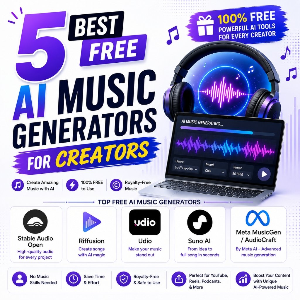free ai music generators for creators
